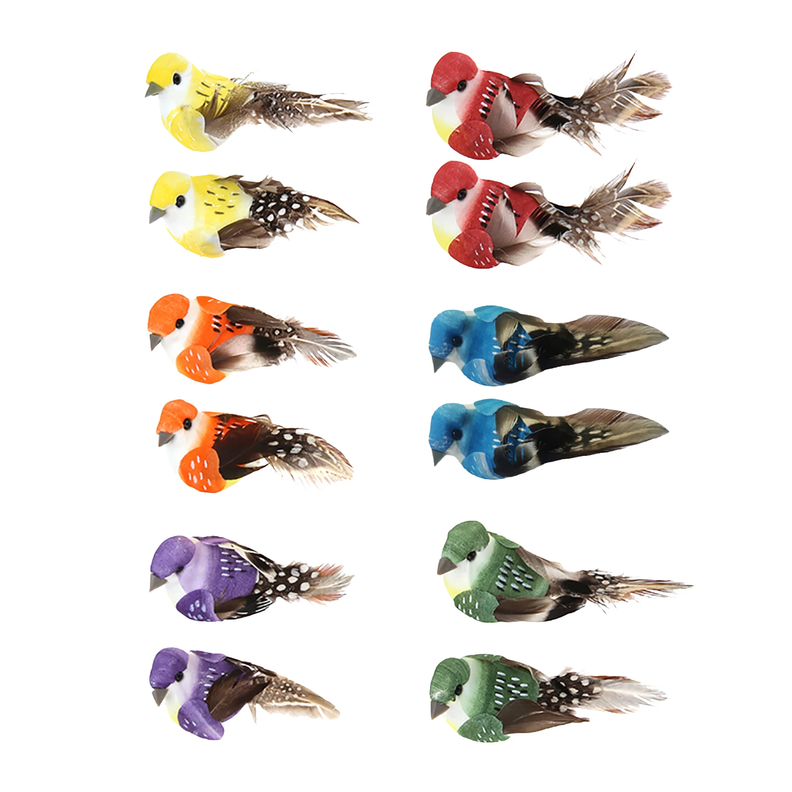 Home Decor Ikea - 12 stuks Set Kunstmatige Vogels Nep