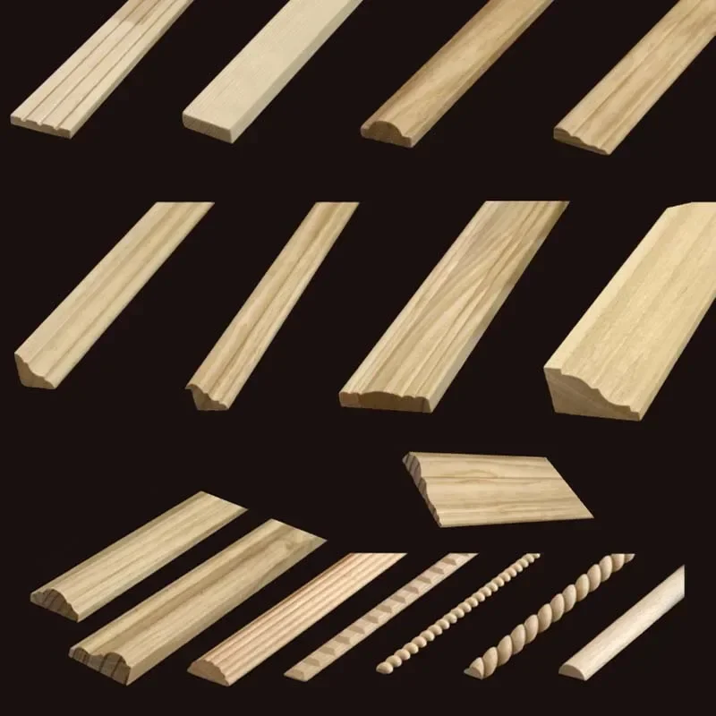 Home Decor Wall Molding - Decoratieve houten lijstwerk Houten meubilair Toepassingen