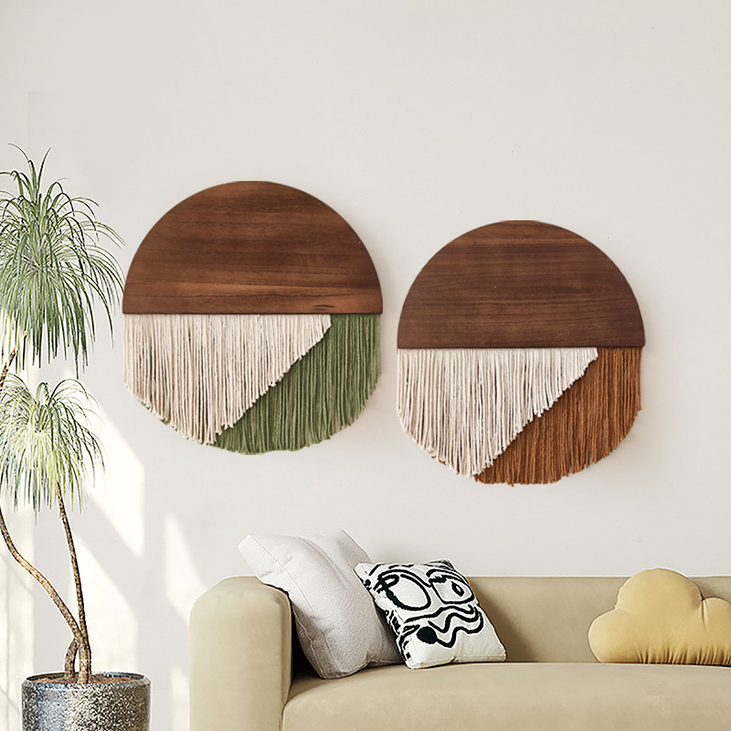 Macrame Wall Hanging - Macrame wanddecoratie Boho decor wandtapijt handgemaakt