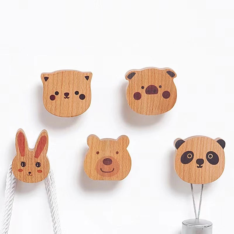 Home Decor Ikea - Houten schattige dieren kapstok massief houten