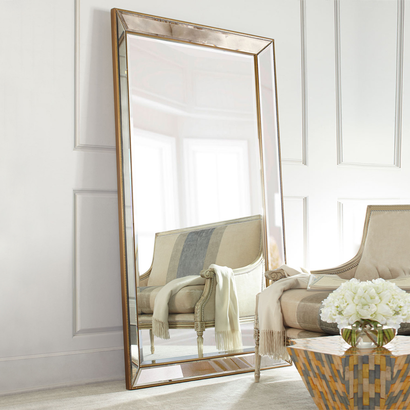 Home Decor Minimalist Style - Full Length Franse Stijl Spiegel Decoratie