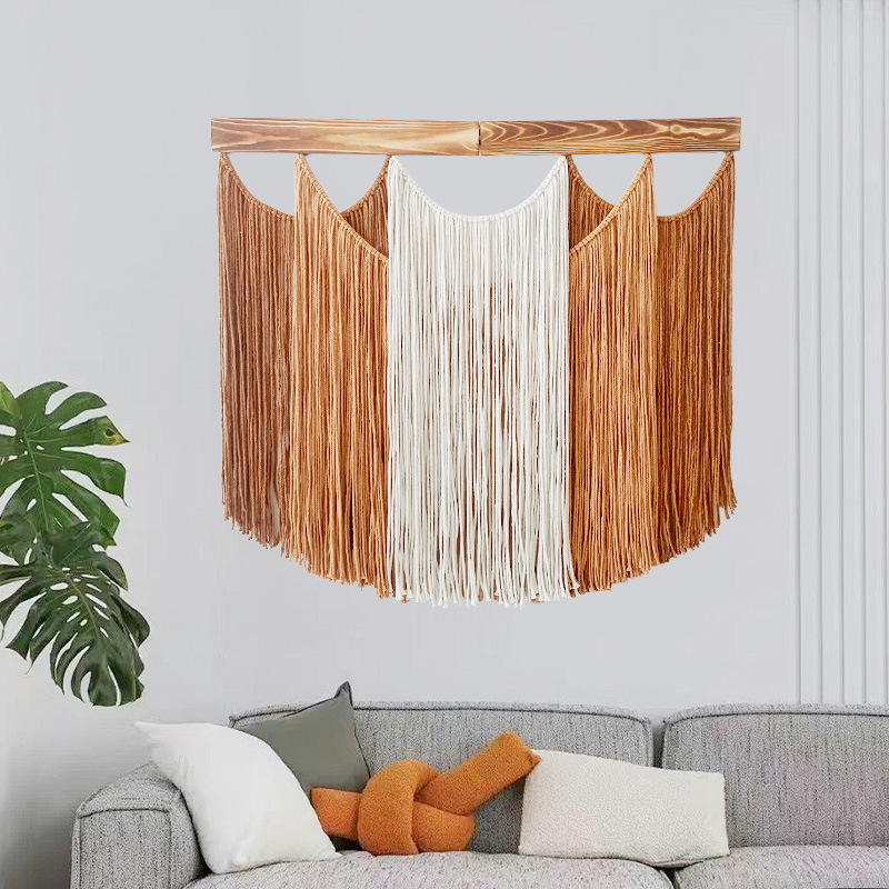 Macrame Wall Hanging - Macrame wandkleed groot boho decor wandtapijt