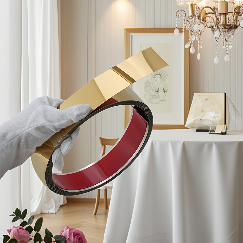 Home Decor Minimalist Style - (15 meter) zelfklevende roestvrijstalen strip, moderne