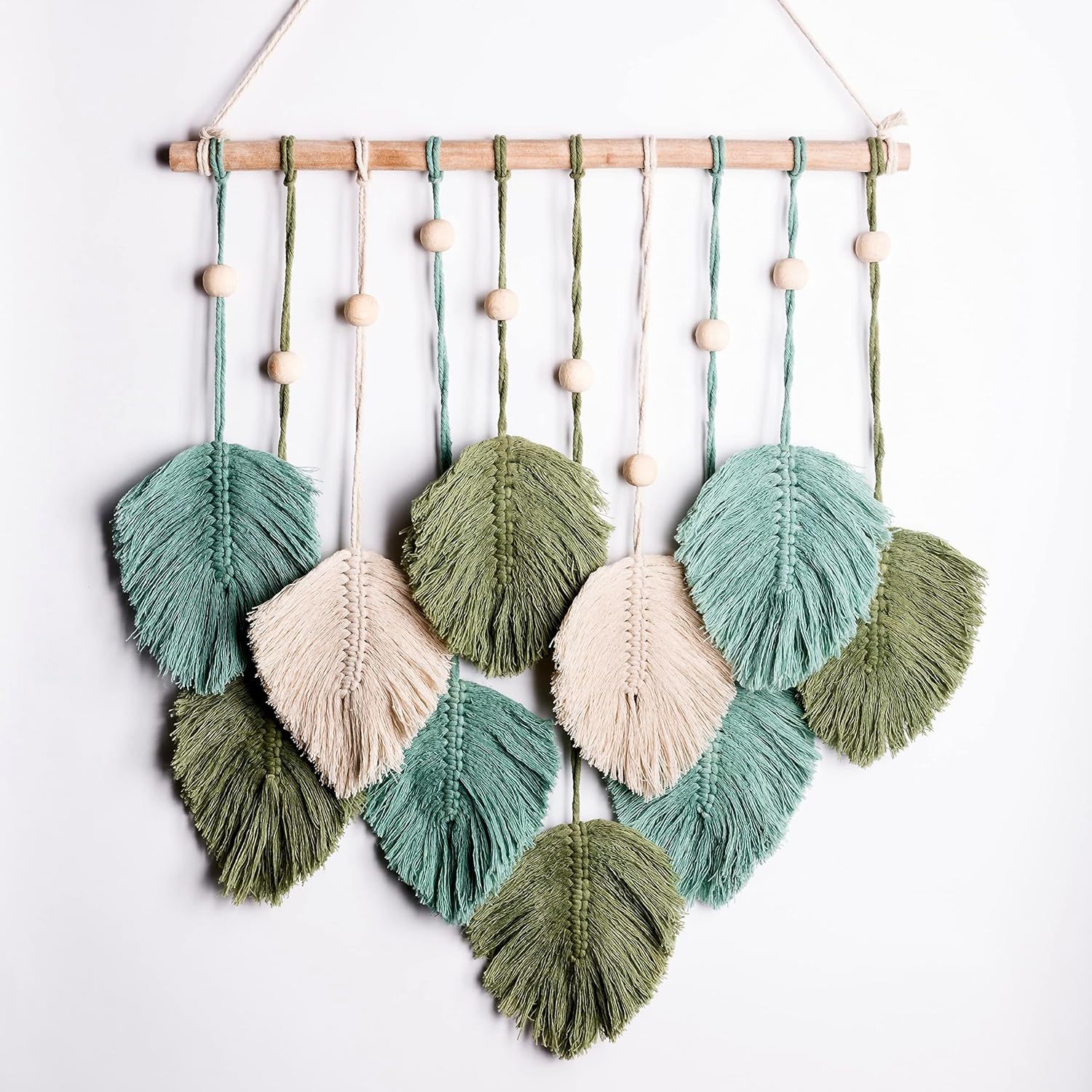Boheemse Macramé Leaf muurhang - Macrame Wall Hanging recensie en prijs