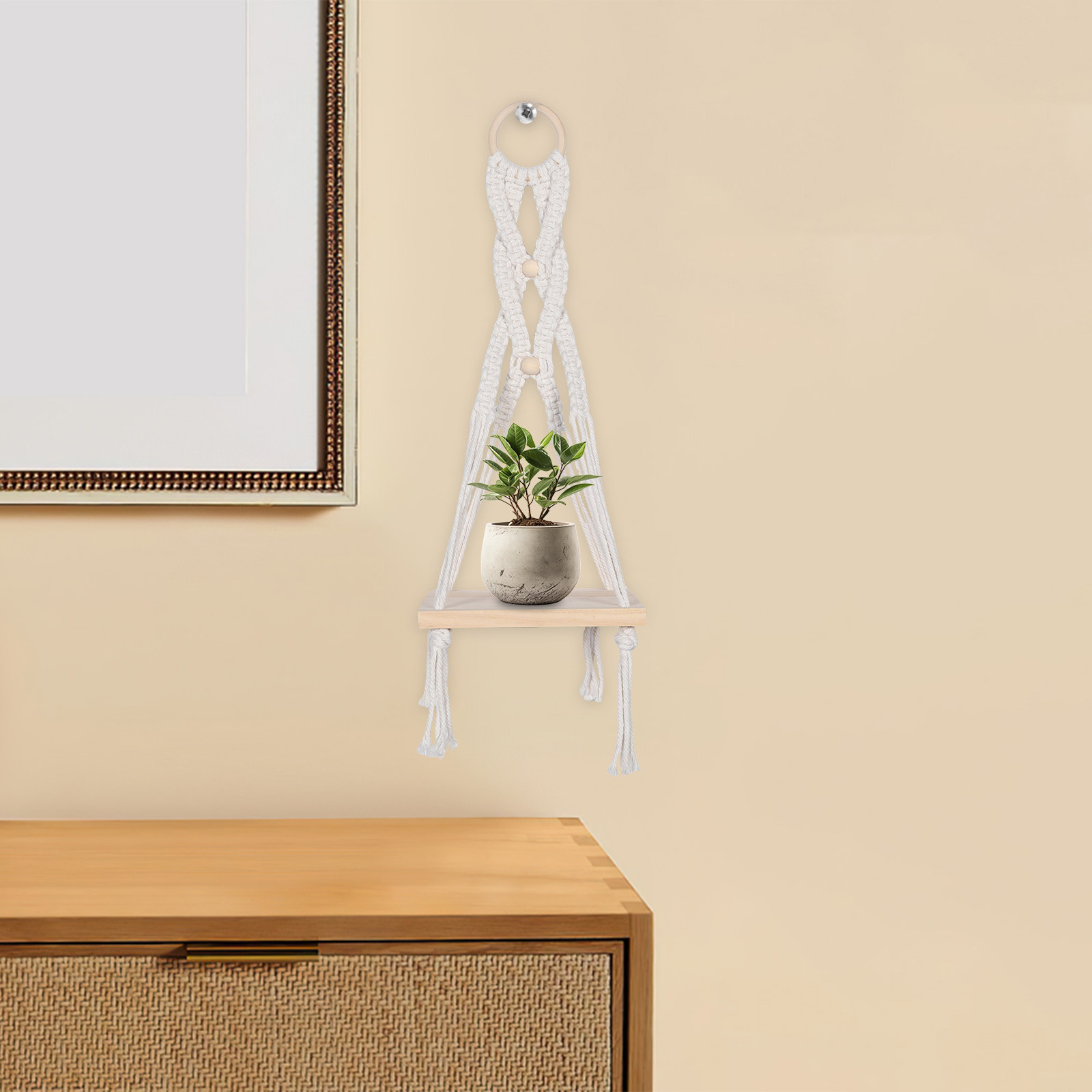 Macramé Wandplank Vierkant Hou - Macrame Wall Hanging recensie en prijs