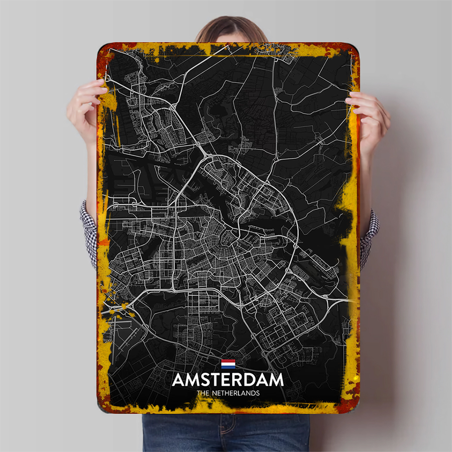 Aangepaste Amsterdam stadskaar - Home Decor Netherlands recensie en prijs