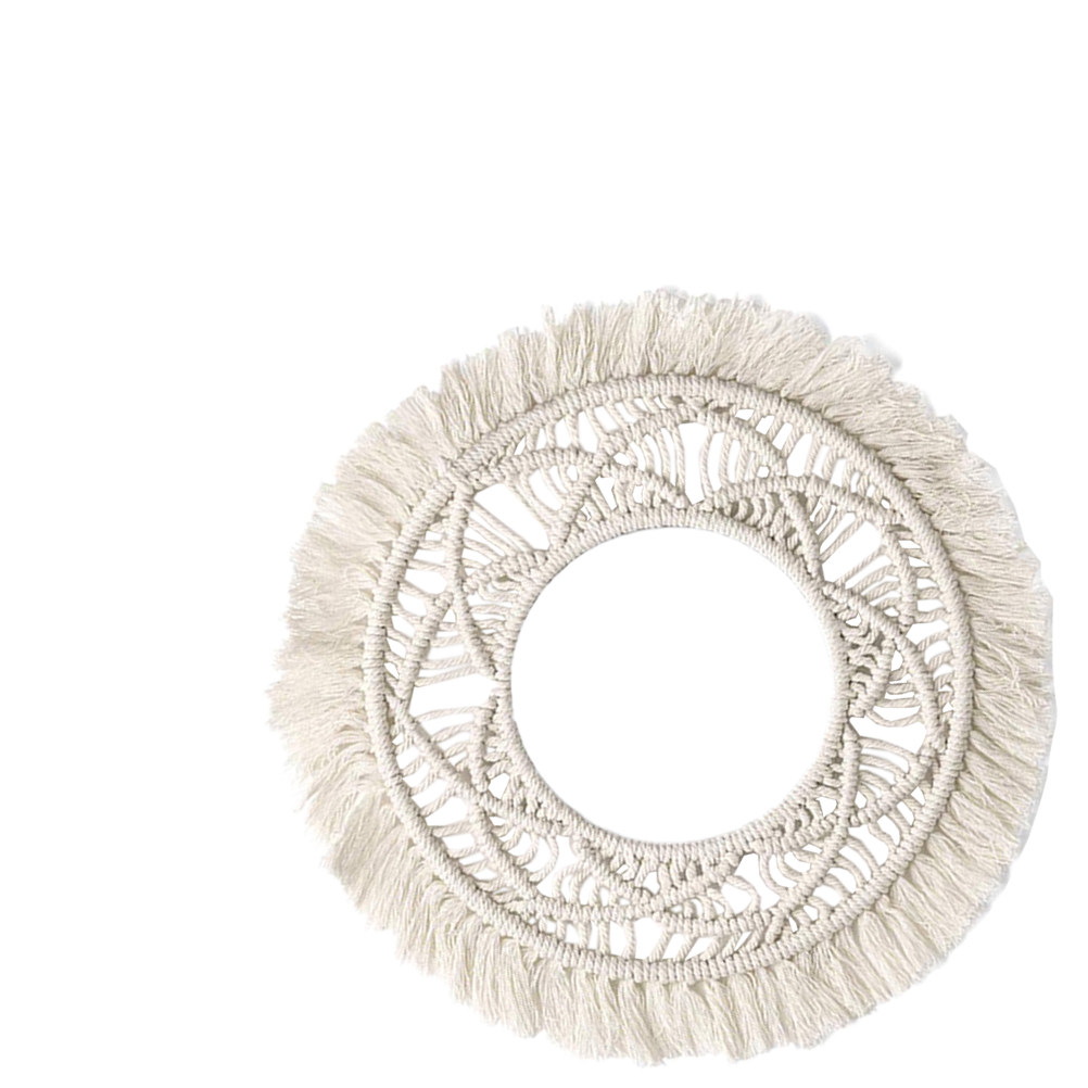 Katoenen ronde wandhanger, chi - Macrame Wall Hanging recensie en prijs