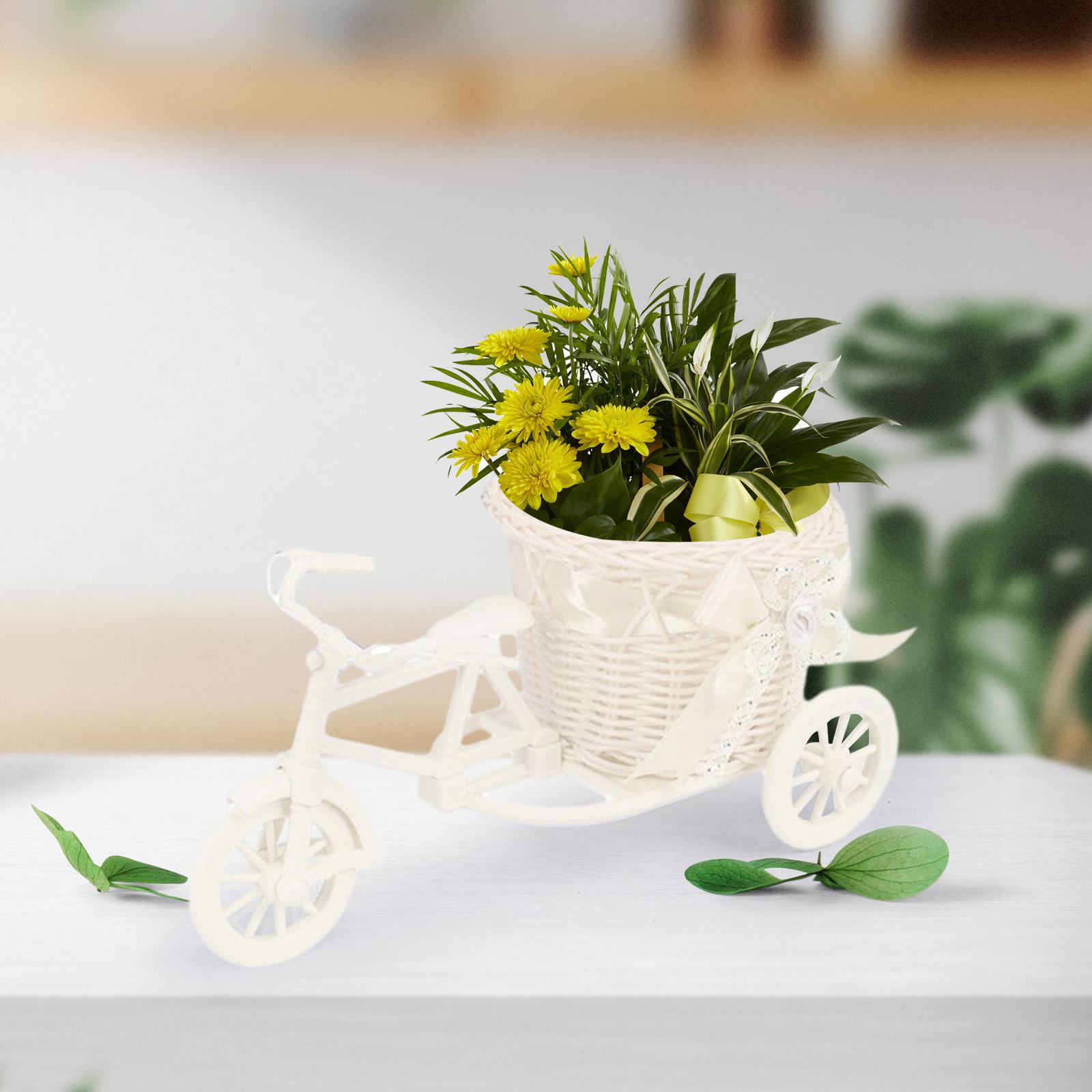 Fiets Kunstbloemenmand Vaas Mi - Home Decor Ikea recensie en prijs