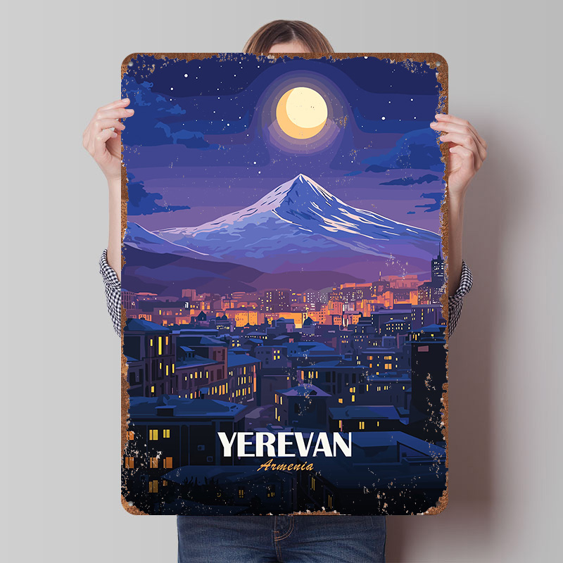 Yerevan Armenië Nachtlandschap - Home Decor Yerevan recensie en prijs