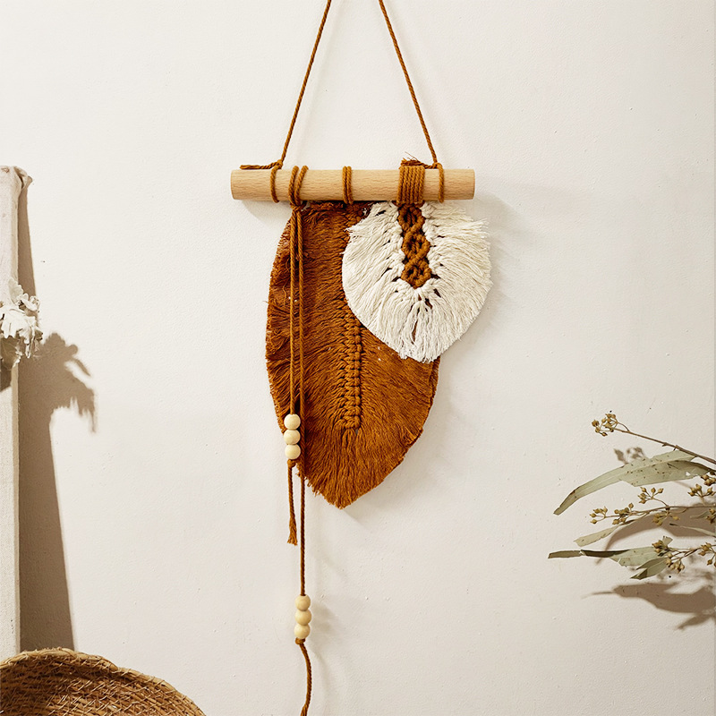 Handgemaakte macrame blad muur - Macrame Wall Hanging recensie en prijs