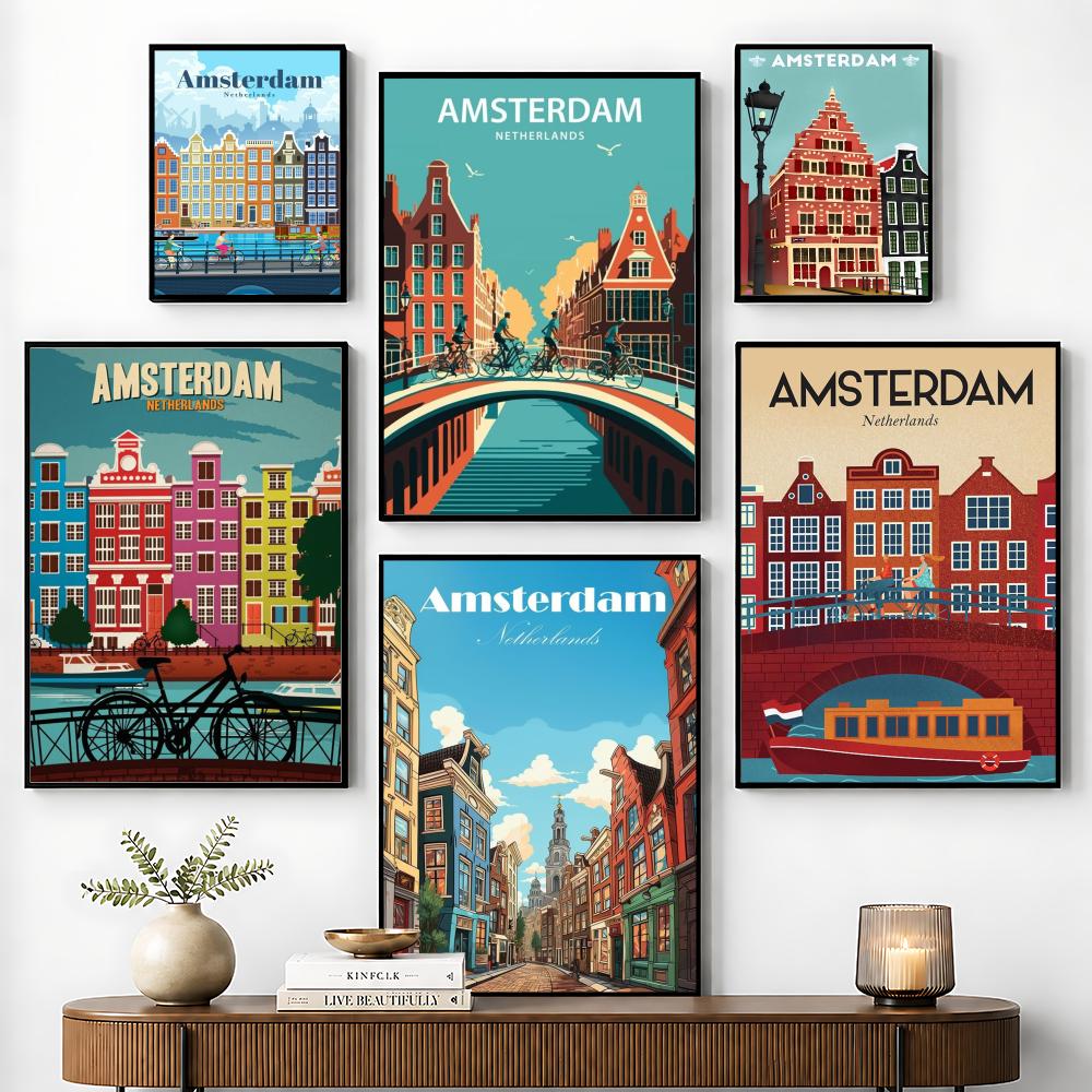 Amsterdam Nederland Poster Per - Home Decor Netherlands recensie en prijs