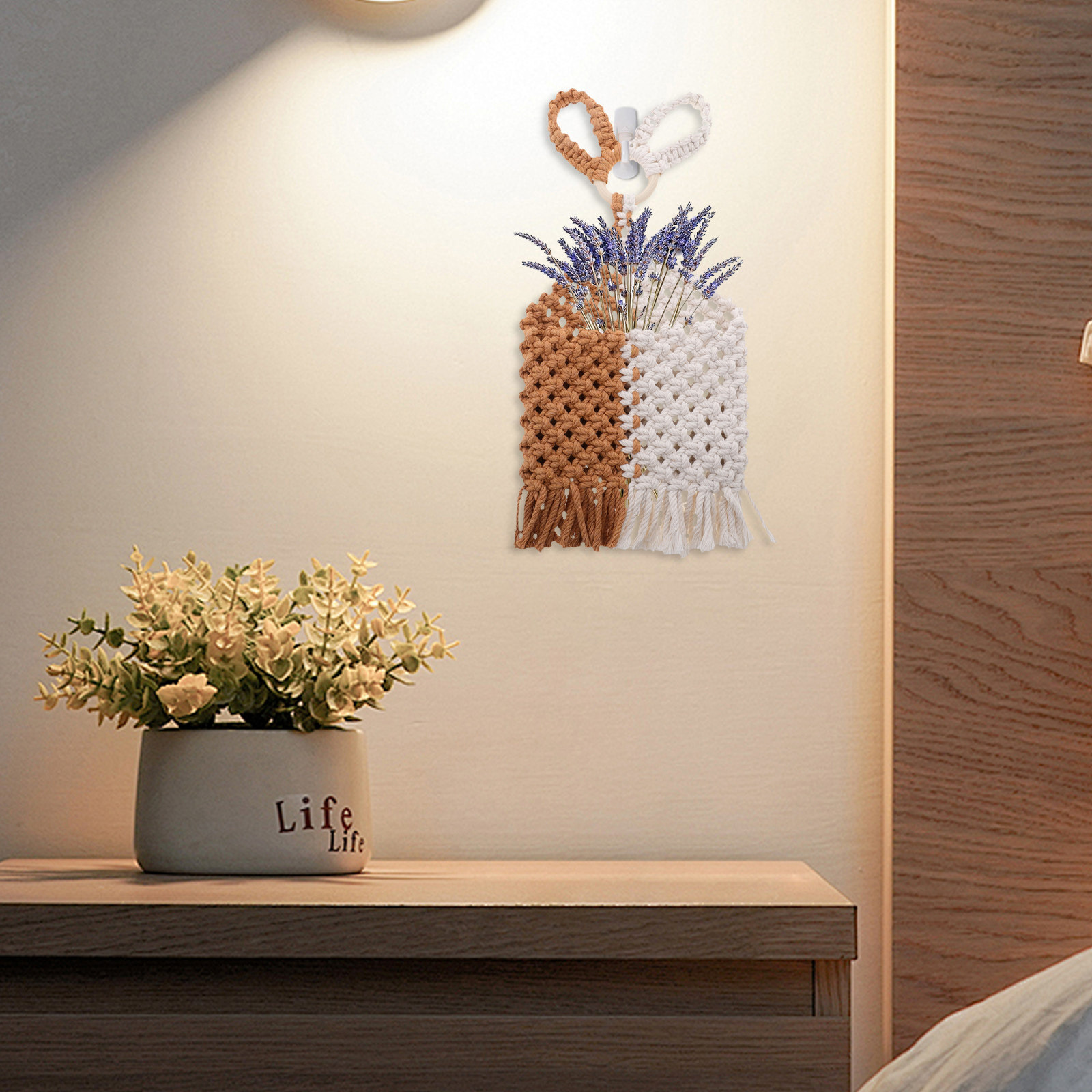 Katoenen handgeweven macramé w - Macrame Wall Hanging recensie en prijs