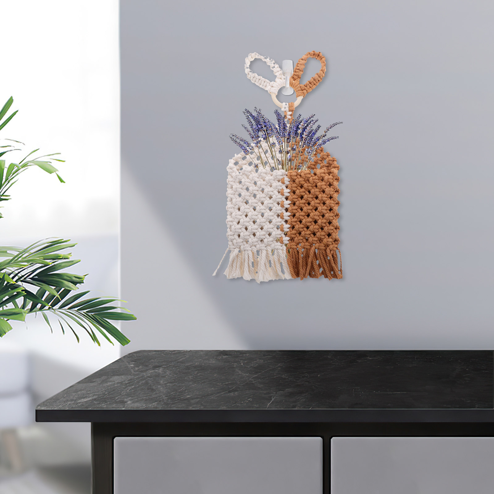 Katoenen handgeweven macramé w - Macrame Wall Hanging recensie en prijs