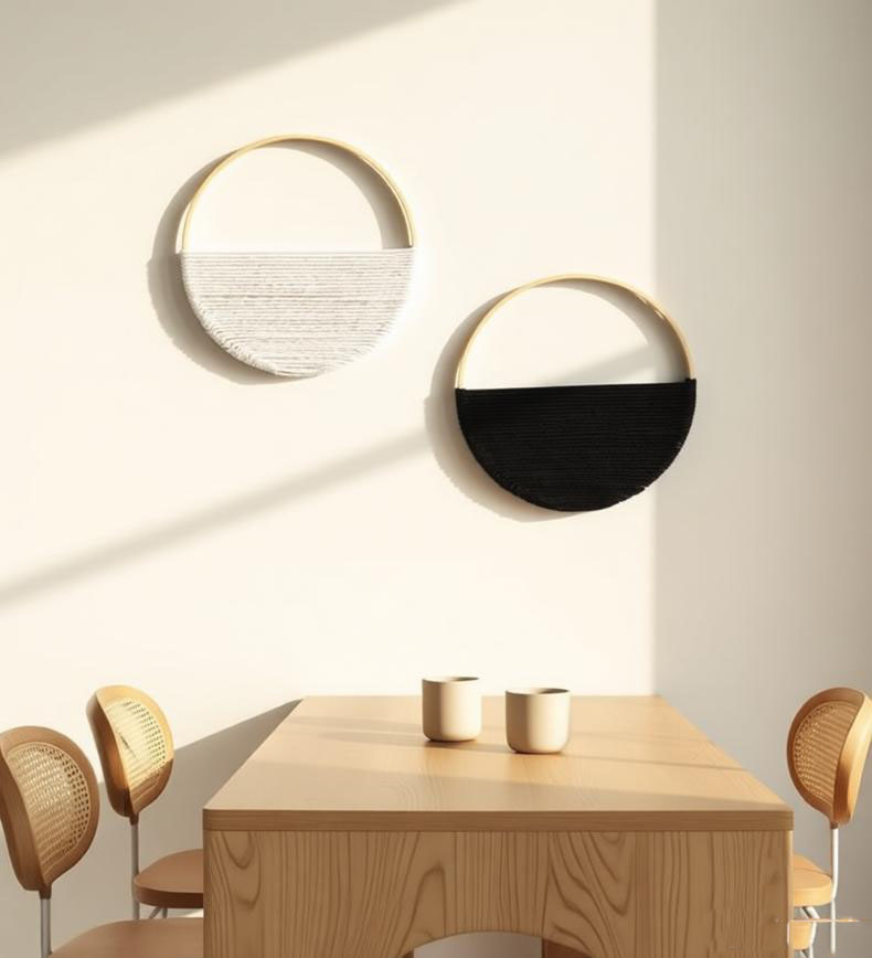 2 stuks bamboe cirkel wanddeco - Macrame Wall Hanging recensie en prijs