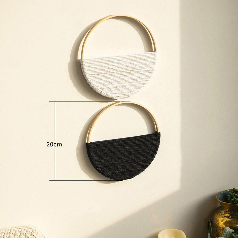 2 stuks bamboe cirkel wanddeco - Macrame Wall Hanging recensie en prijs