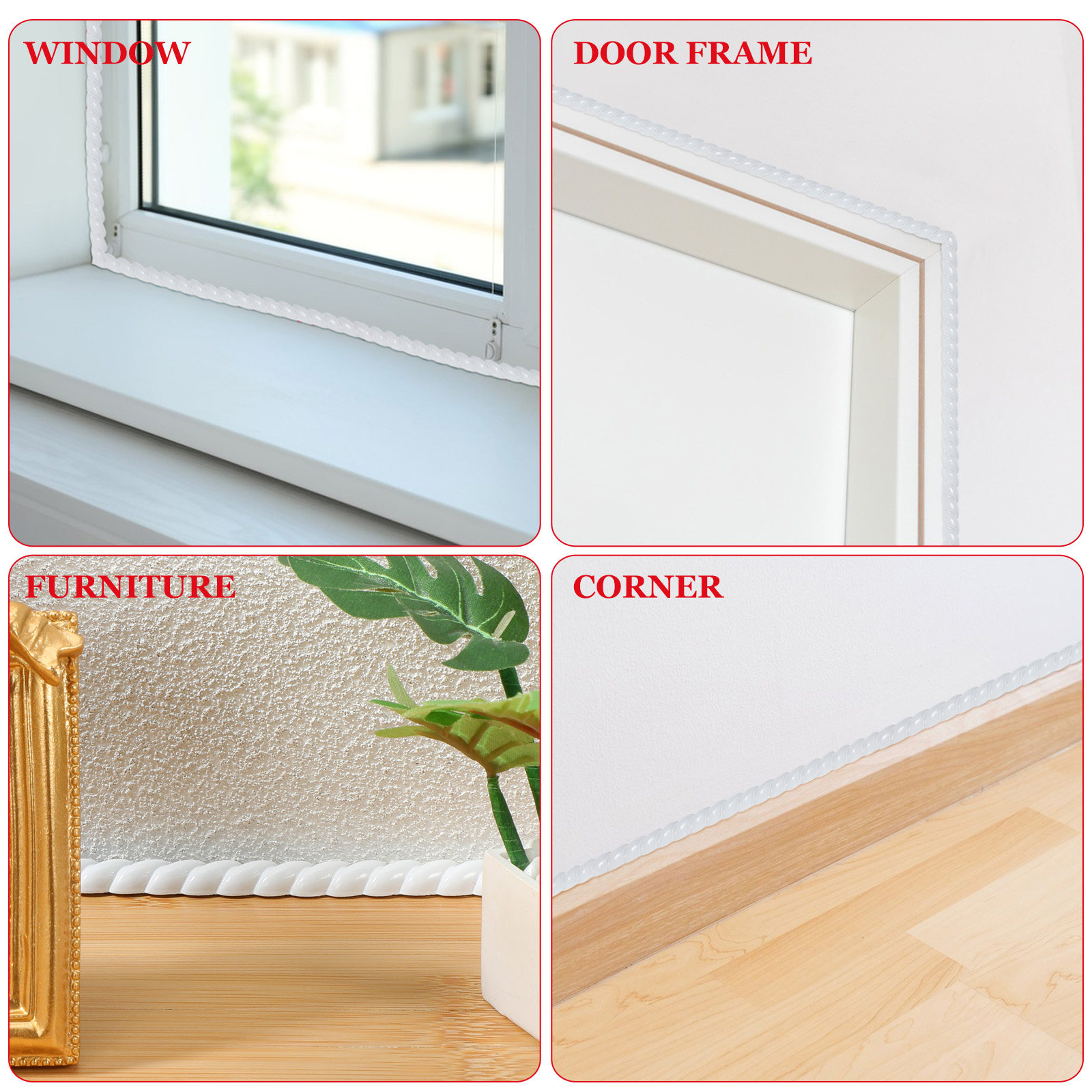 PVC Decoratieve Randbekleding  - Home Decor Wall Molding recensie en prijs