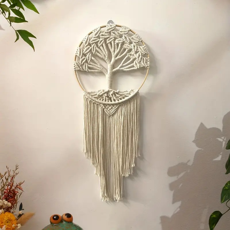 Levensboom Macrame Muur Opknop - Macrame Wall Hanging recensie en prijs