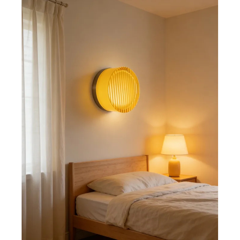 Moderne glazen LED-wandlamp ro - Home Decor Wall Molding recensie en prijs