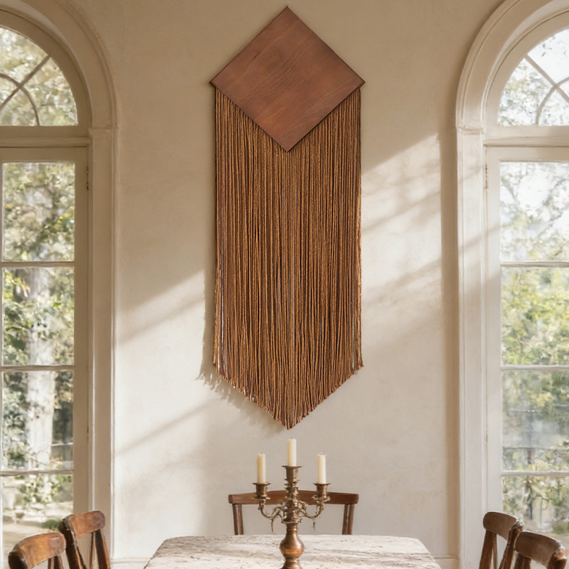 Boheems katoenen touw geweven  - Macrame Wall Hanging recensie en prijs