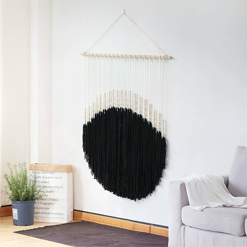 Halve cirkel macrame muur opkn - Macrame Wall Hanging recensie en prijs