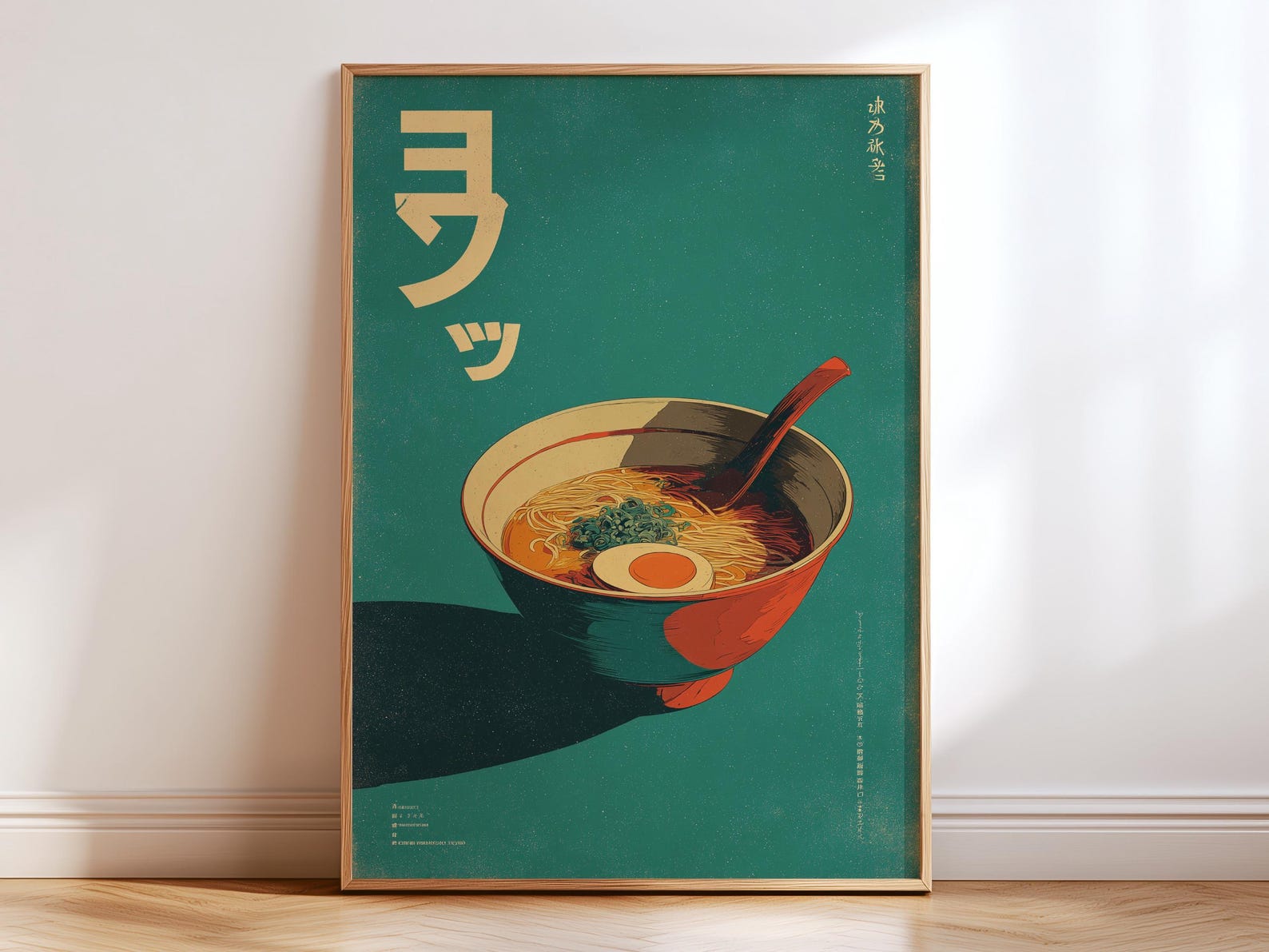 Retro Japanse Ramen Canvas Art - Home Decor Minimalist Style recensie en prijs