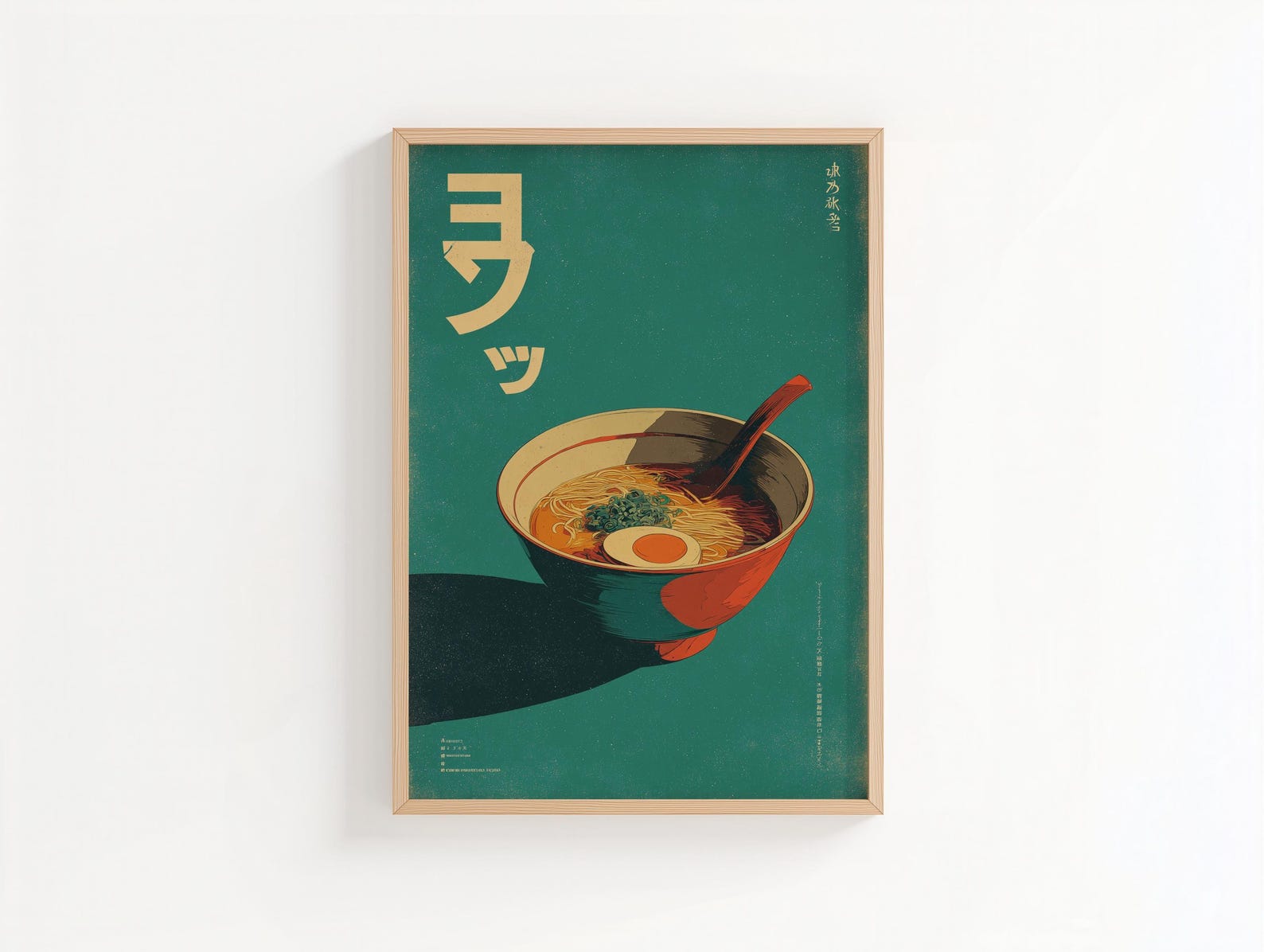 Retro Japanse Ramen Canvas Art - Home Decor Minimalist Style recensie en prijs