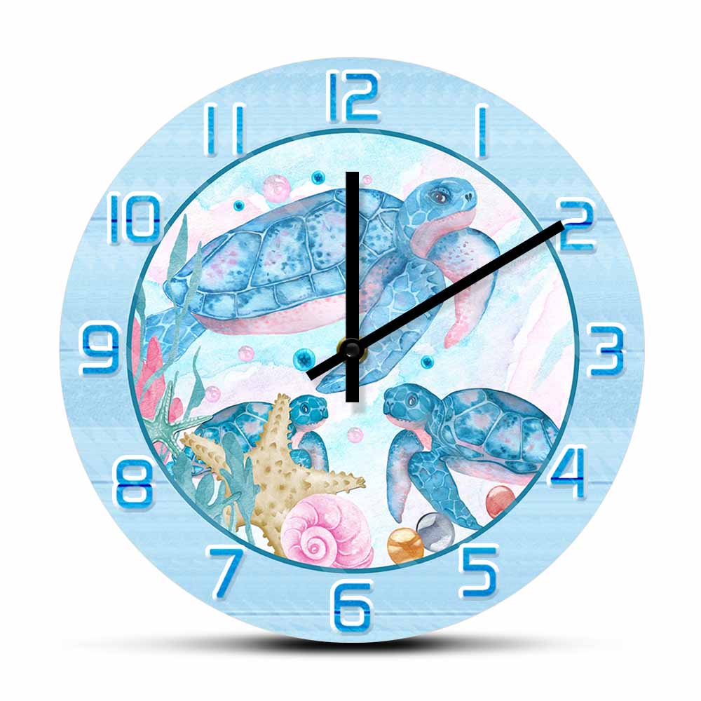Aquarel schilderij zeeschildpa - Home Decor Under 300 recensie en prijs