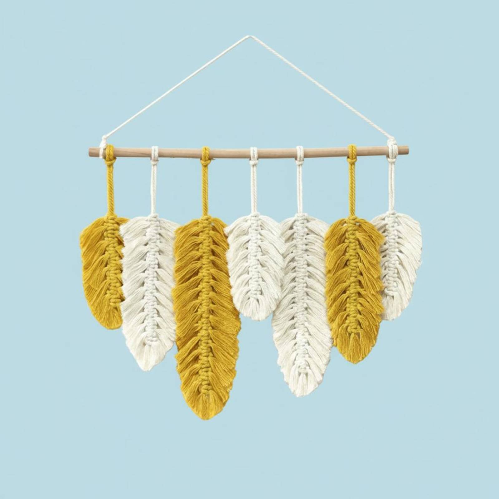 Macrame veren wandhanger handg - Macrame Wall Hanging recensie en prijs