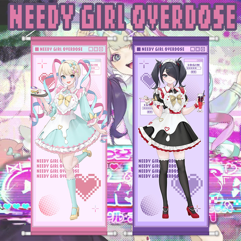 Rain Anime Poster Scroll NEEDY - Home Decor Game recensie en prijs