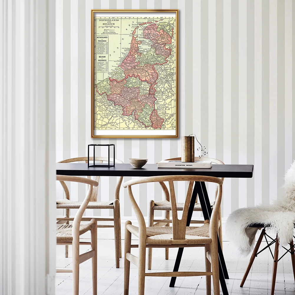 42*59Cm De 1914 België En Nede - Home Decor Netherlands recensie en prijs