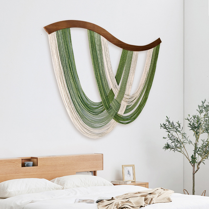 Gebogen houten plank macramé w - Macrame Wall Hanging recensie en prijs